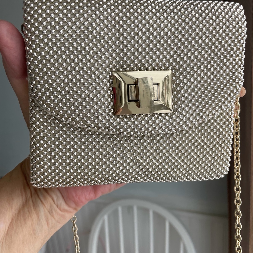 Charming Charlie RSVP Shoulder Crossbody Bag Chain Strap